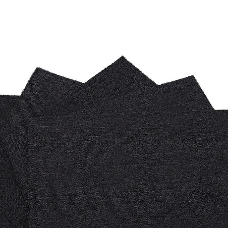 Zahara Carpet Tiles, 50 x 50cm, Black, 20pcs