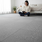 Zahara Carpet Tiles, 50 x 50cm, Light Grey, 20pcs
