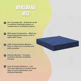 Zahara Carpet Tiles, 50 x 50cm, Blue, 20pcs