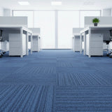 Zahara Carpet Tiles, 50 x 50cm, Blue, 20pcs