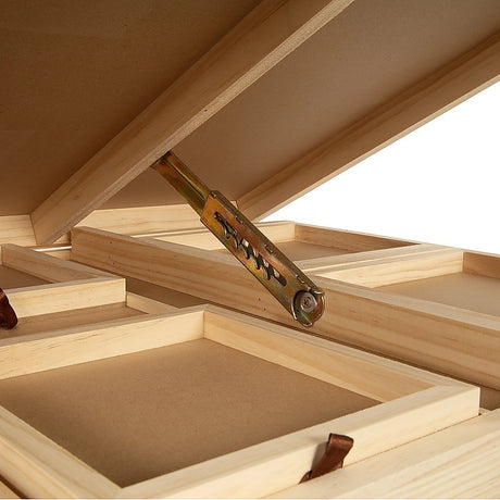 Jigsaw puzzle table storage under furniture