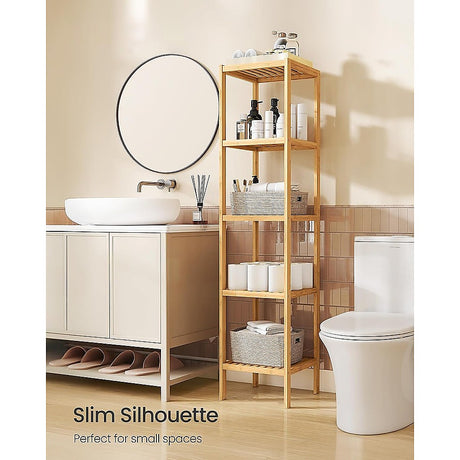 Medindie 5 Tier Bookshelf