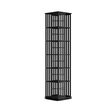 Glenelg 6 Tier Rotating Bookshelf, Black