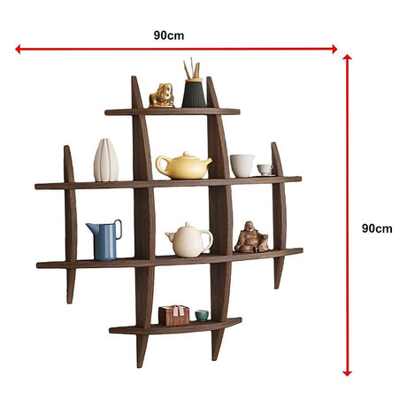 Gilberton Wall Mounted Display Shelf, Natural