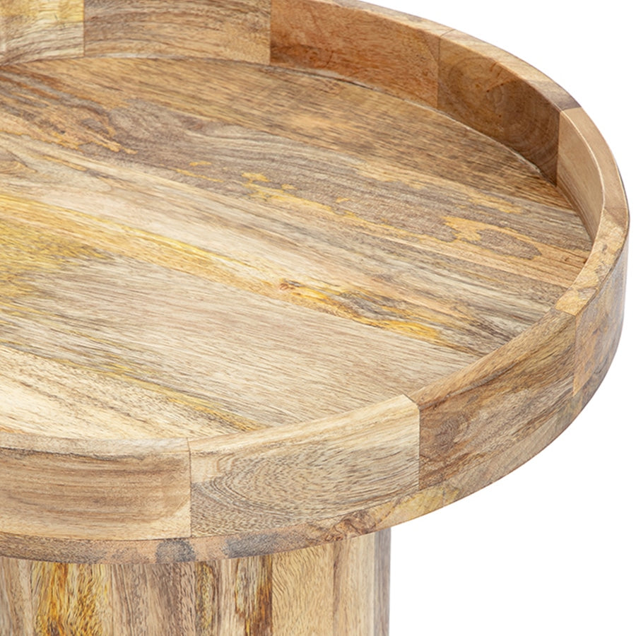 Tropea Industrial Mango Wood Side Table