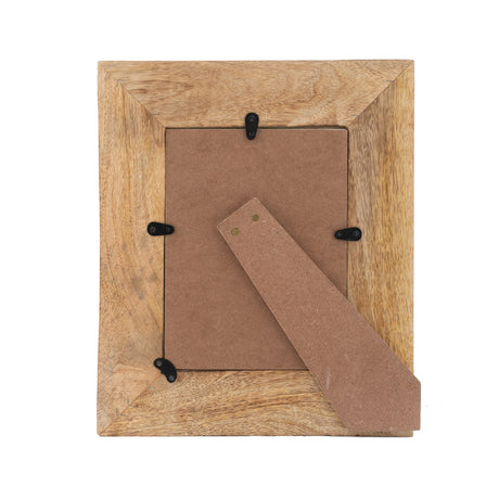 Handcrafted Sunflower Wooden Photo Frame — Rustic Distressed Finish — Allure Home Collections