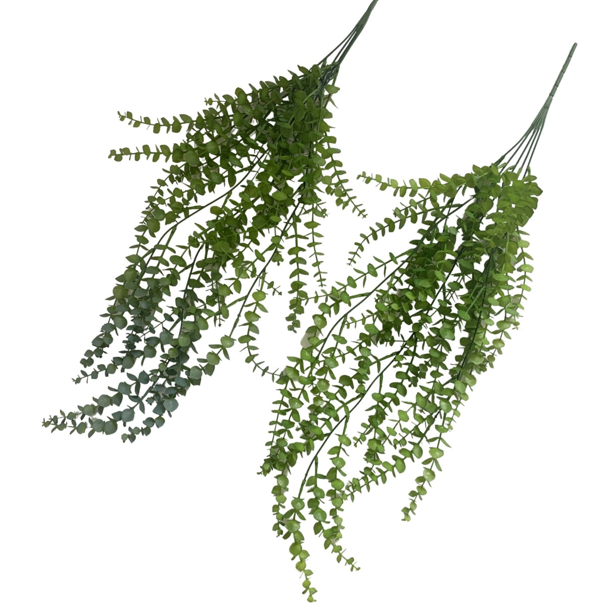 Bulk pack of 12 artificial hanging eucalyptus stems in two assorted styles 83cm — Allure Home Collections