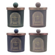 Rothbury Arabian Nights scented glass candle 10cm with lid in assorted colours, bulk 12 pack home fragrance