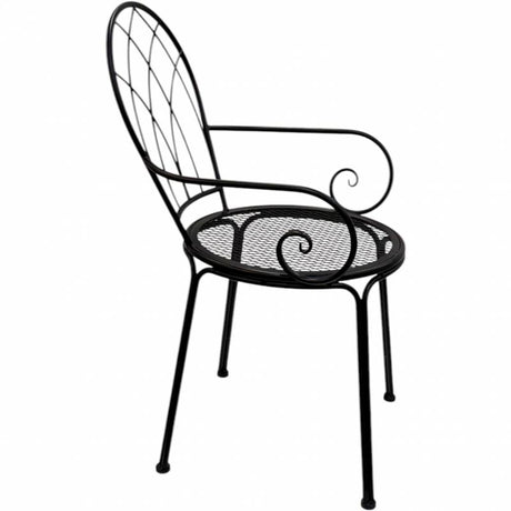 Bendalong Outdoor Armchair, Black 2pcs