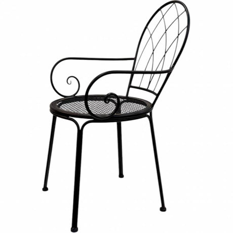 Bendalong Outdoor Armchair, Black 2pcs