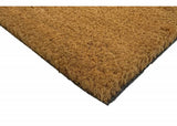 Coir Door Mat, Home Sweet Home Black on Natural 90x45cm