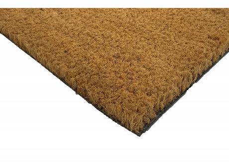 Coir Door Mat, Home Sweet Home Black on Natural 90x45cm