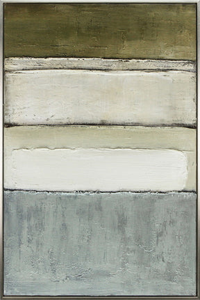Warm figurative portrait full of character on a portrait painted panel in a silver frame