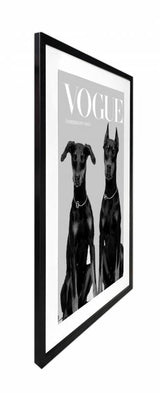 Vetheuil Dog Framed Print, 80 x 120cm