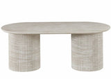 Humevale travertine MDF coffee table in a modern living room