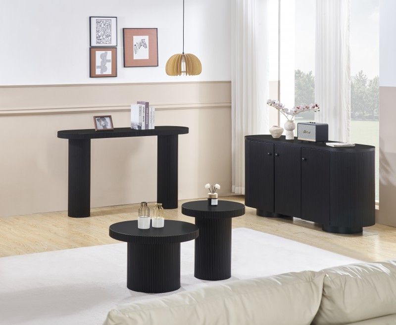 Loxton Buffet Sideboard, Black