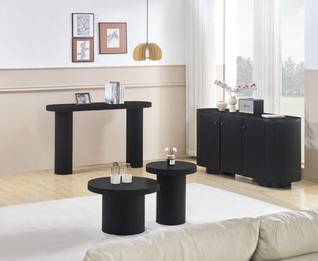 Loxton Buffet Sideboard, Black