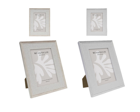 Bella Decorative Photo Frame Set of 2 — Wood with Glass Front, Vintage Character — Allure Home Collections