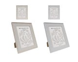 Bella Decorative Photo Frame Set of 2 — Wood with Glass Front, Vintage Character — Allure Home Collections