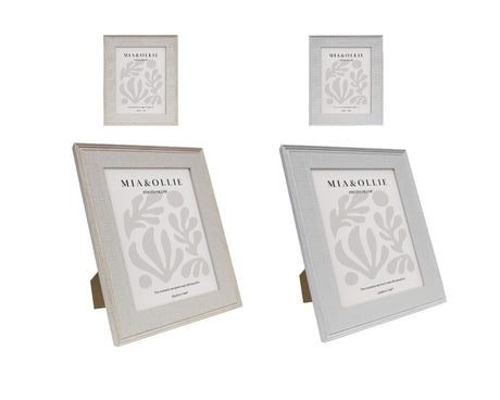 Bella Decorative Photo Frame Set of 2 — Wood with Glass Front, Vintage Character — Allure Home Collections