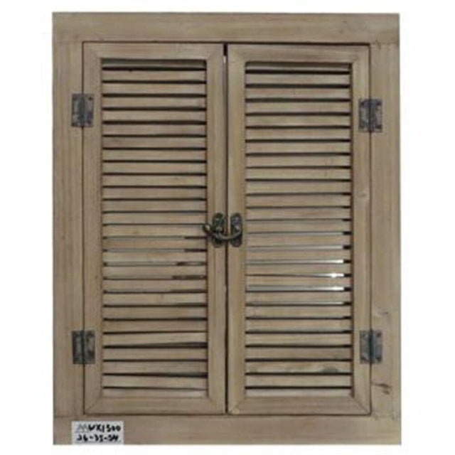 Shutter Frame Wall Mirror 56cm