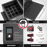 Asmoke AS500N 2 Wood Pellet Grill 8 in 1 in Silver