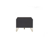 Volos Modern Gold and Black Coffee Table