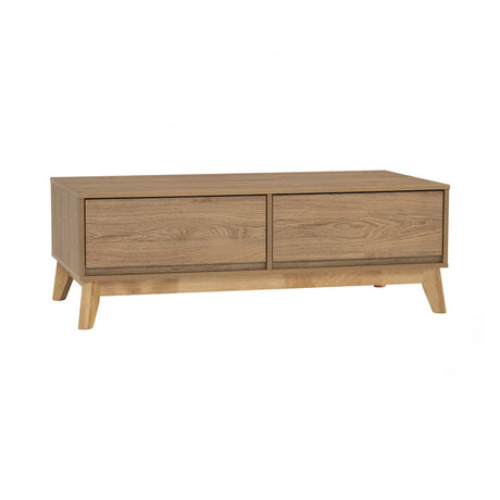 Hirado Solid Wood Coffee Table — Low Profile Modern Centrepiece — Allure Home Collections