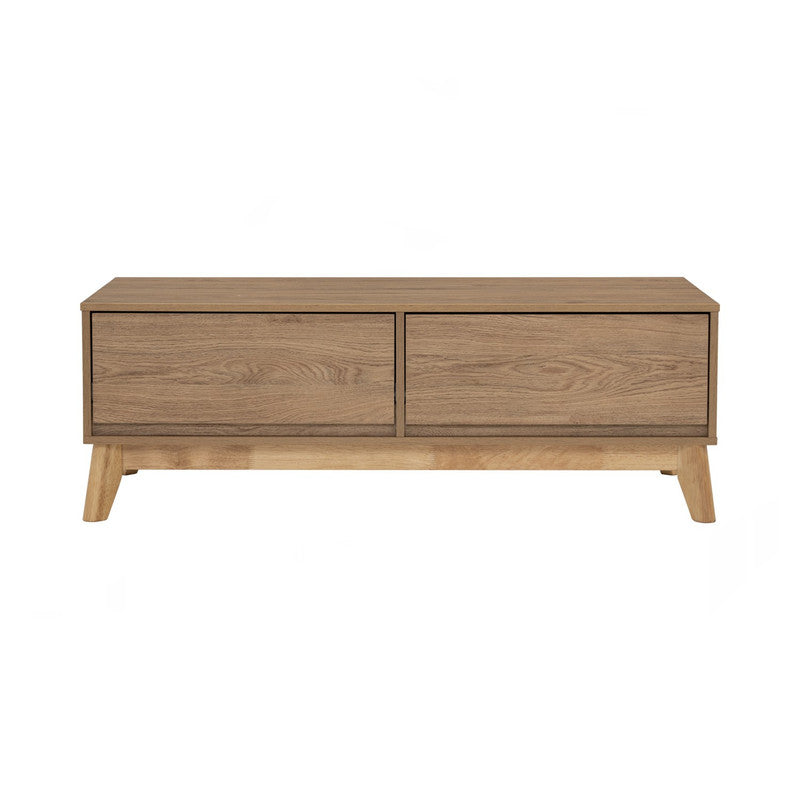 Hirado Solid Wood Coffee Table — Low Profile Modern Centrepiece — Allure Home Collections