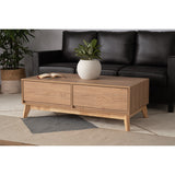 Hirado Solid Wood Coffee Table — Low Profile Modern Centrepiece — Allure Home Collections