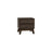 Hirado Bedside Table — Natural and Cocoa — Allure Home Collections