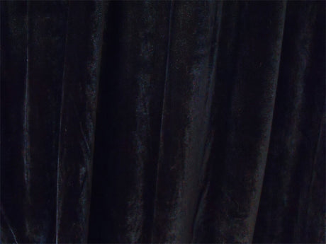 Black Velvet Curtains with Blockout Lining — Pair 600 x 230cm with 4m Blockout — Allure Home Collections