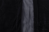 Black Velvet Curtains with Blockout Lining — Pair 600 x 230cm with 4m Blockout — Allure Home Collections