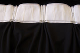 Black Velvet Curtains with Blockout Lining — Pair 600 x 230cm with 4m Blockout — Allure Home Collections