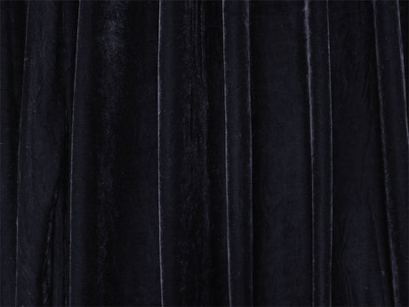 Luxurious Thick 4-Way Stretch Velvet Blockout Curtains — Black Pair 580 x 270cm — Allure Home Collections