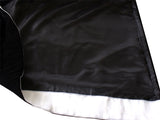 Luxurious Thick 4-Way Stretch Velvet Blockout Curtains — Black Pair 580 x 270cm — Allure Home Collections