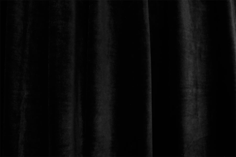 Thick Faux Mink Velvet Blockout Curtains — Black Pair 540 x 230cm — Allure Home Collections