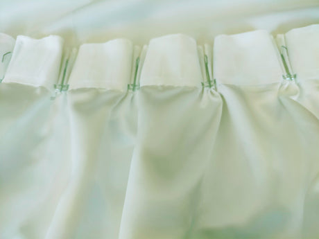 Milk White High-Quality Blockout Curtain Panel — 130 x 160cm Pinch Pleat — Allure Home Collections
