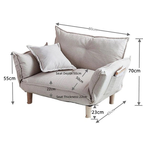 NNEOBA Adjustable Convertible Sofa Couch for Ultimate Comfort