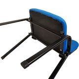 Waroona blue stackable visitor chair for conference rooms
