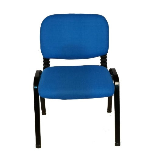 Waroona blue stackable visitor chair for conference rooms