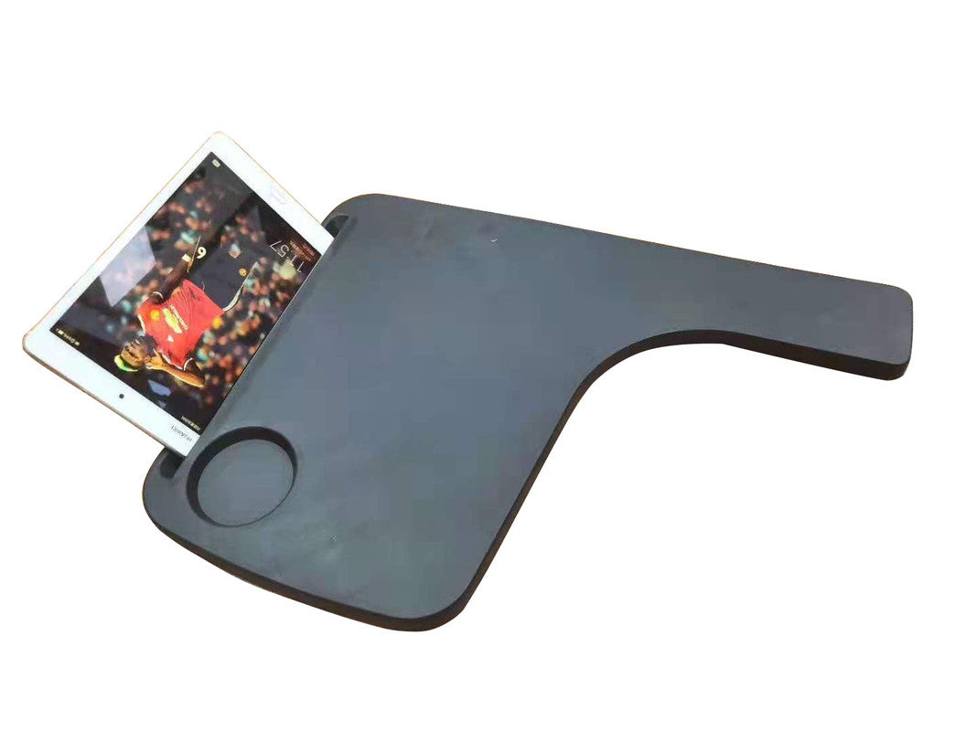 Waroona black lecture chair with writing tablet for classrooms
