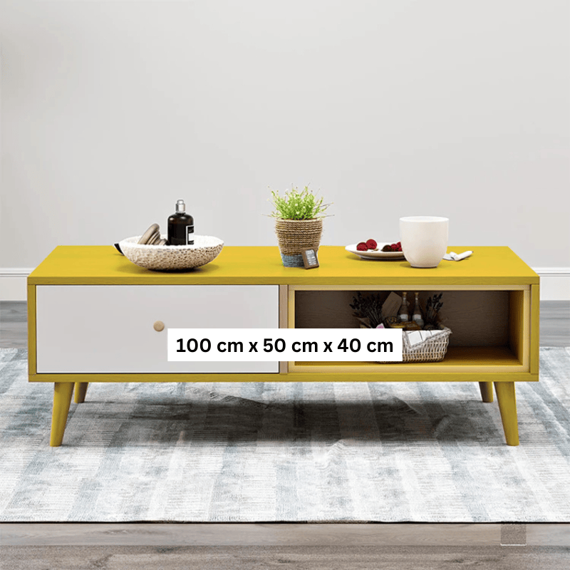 NNECN Modern TV Stand, Side Table and Coffee Table Package — 3-Piece Living Room Set — Allure Home Collections