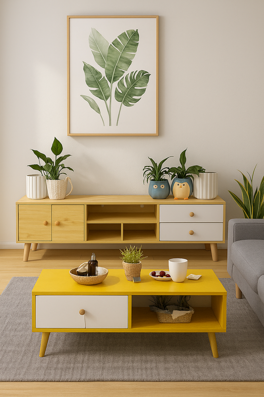 Mowbray 150cm TV Stand and Coffee Table Set, Wenge