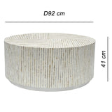 Diamond Creek Coffee Table, Mother of Pearl