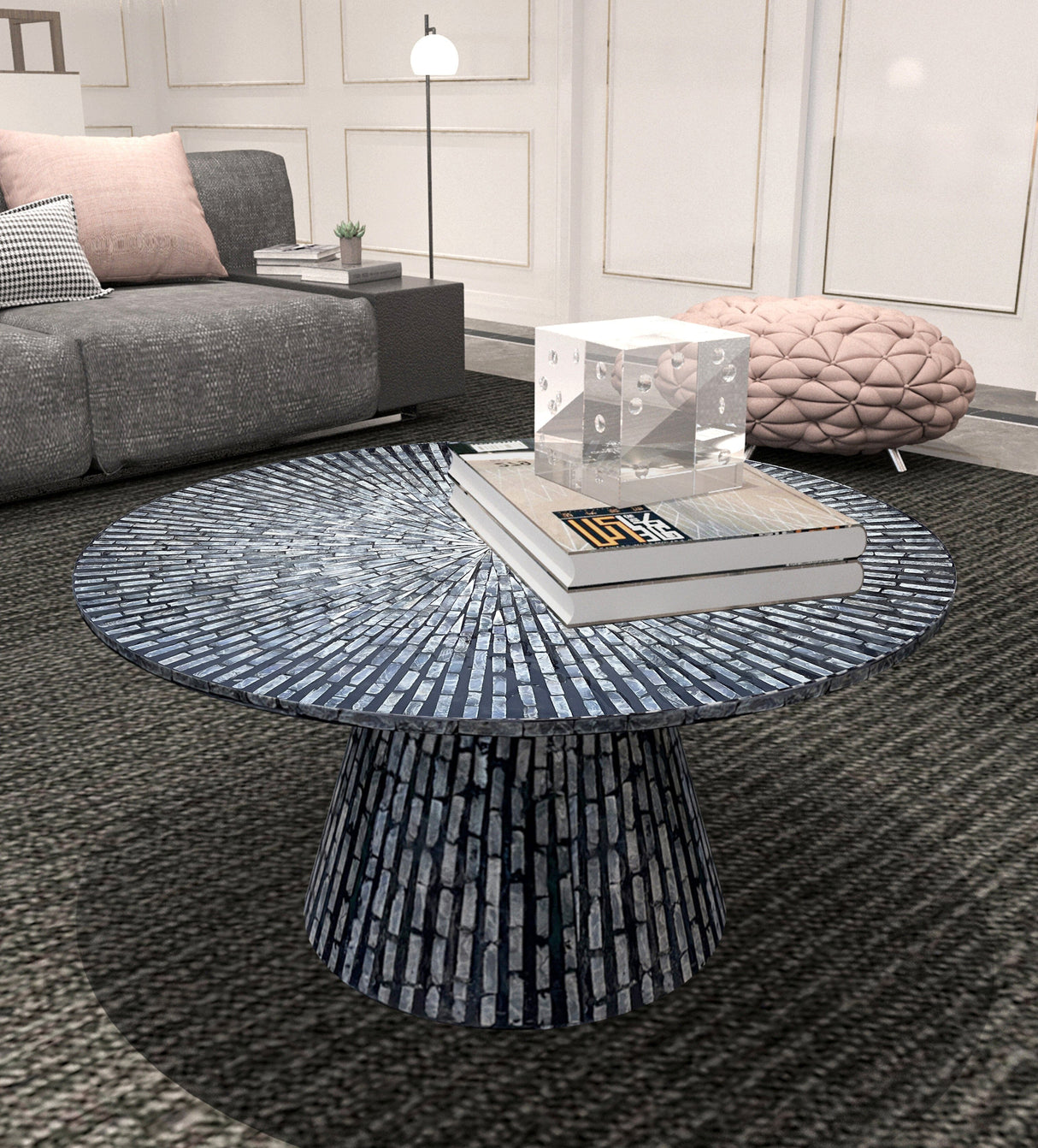 TRIDENT Mother of Pearl Artisan Coffee Table