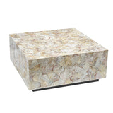 Cluster Mother of Pearl Artisan Coffee Table
