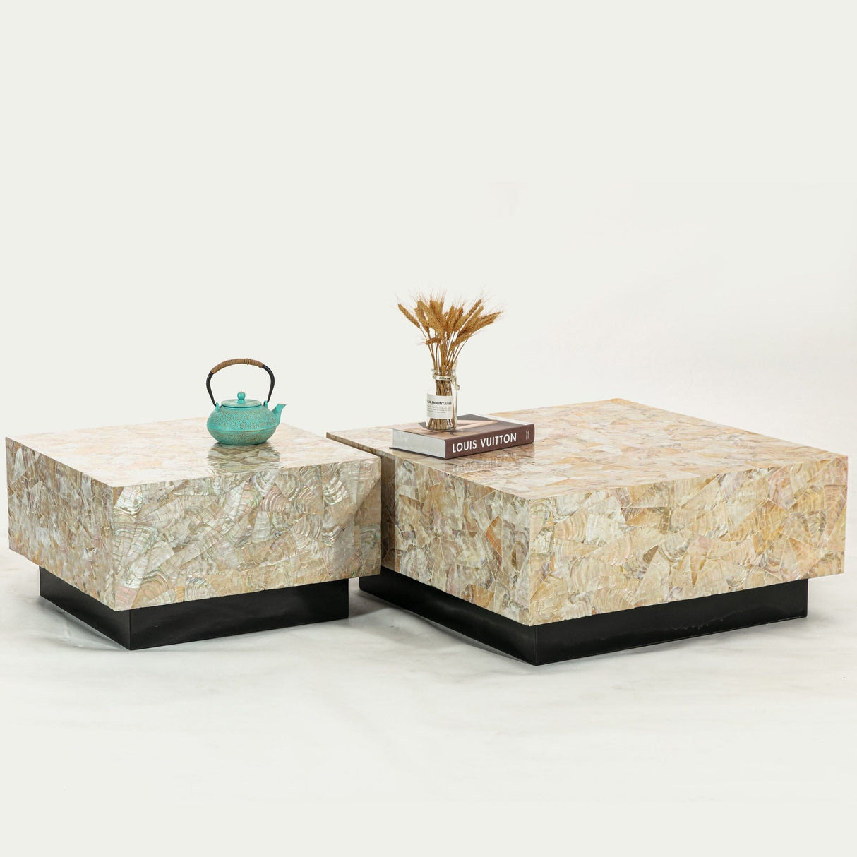Cluster Mother of Pearl Artisan Coffee Table