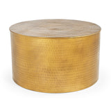 Hammered Iron Coffee Table