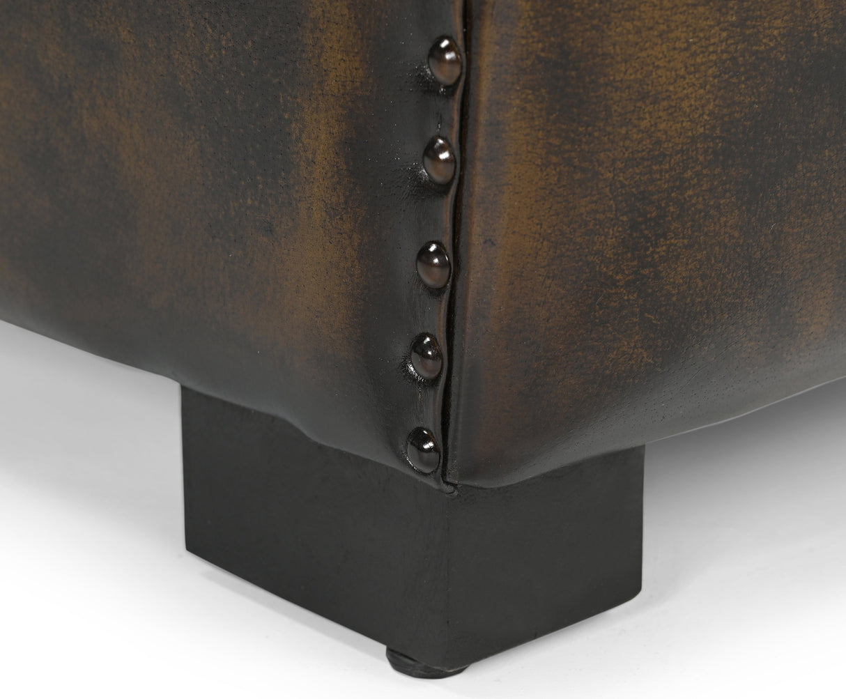ARMSTRONG Luxury Buffalo Hide Leather Armchair